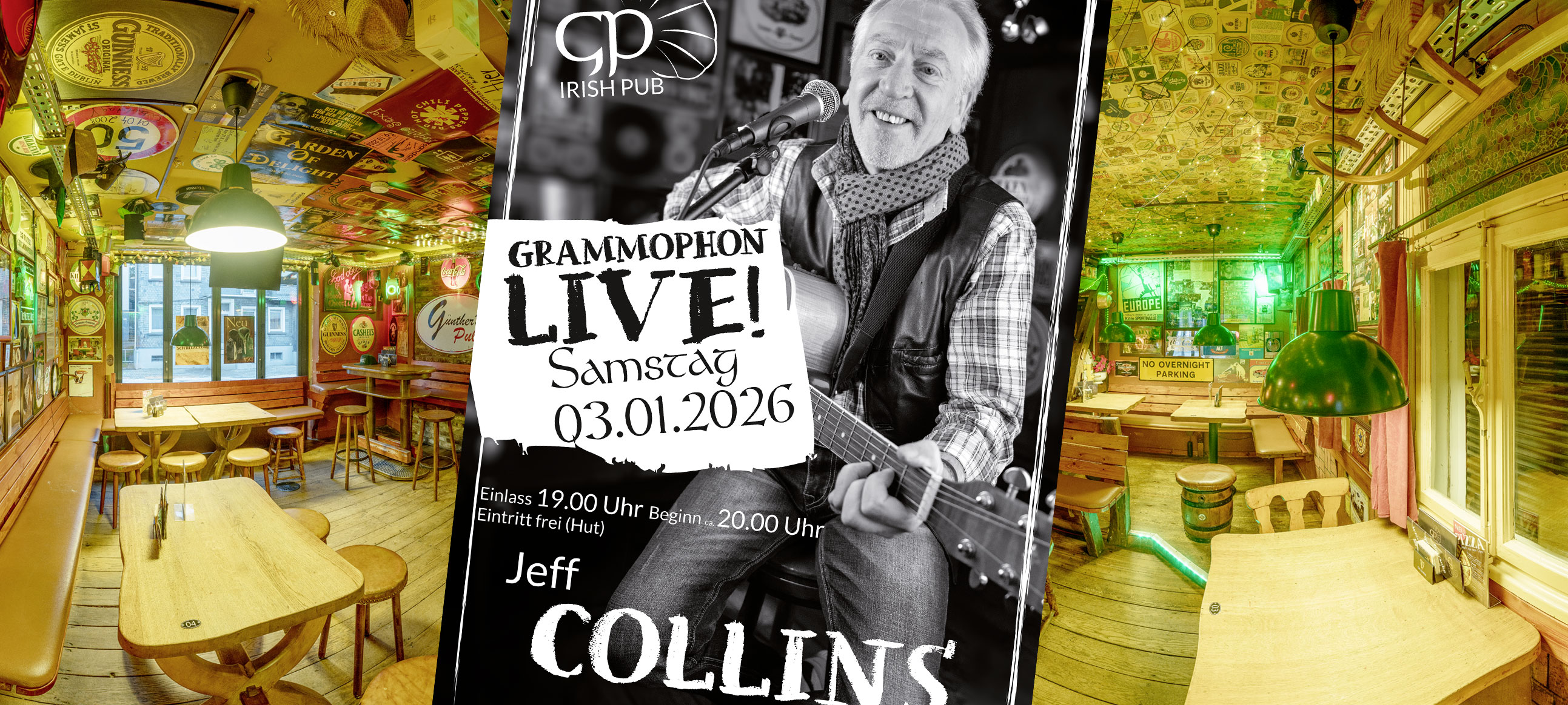 Jeff Collins live im Grammophon