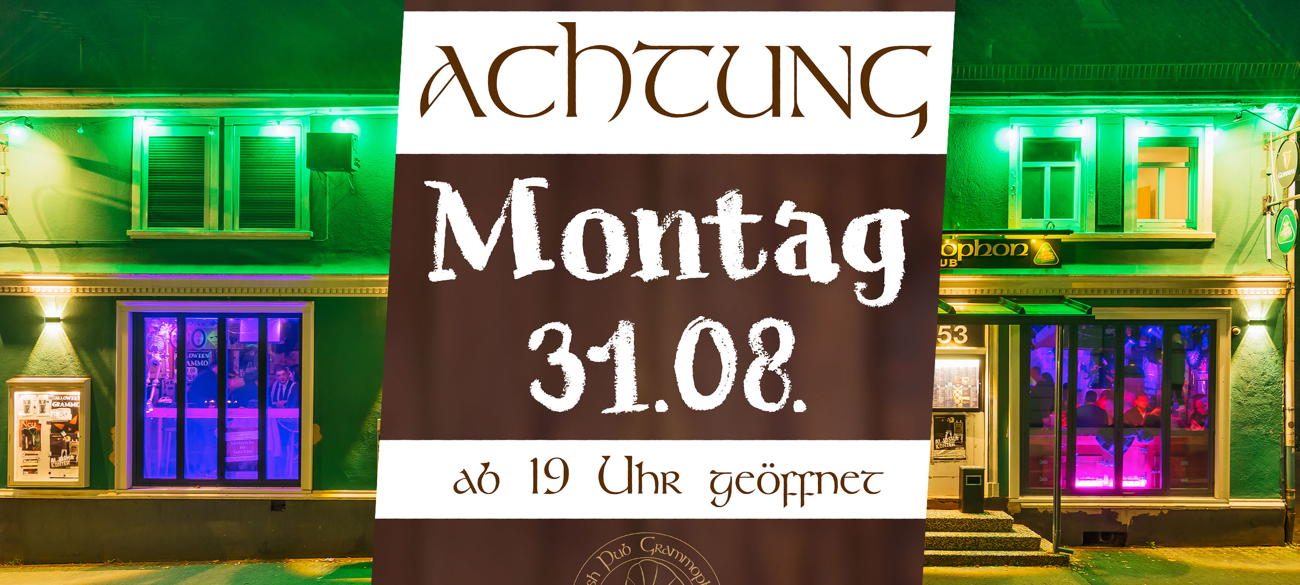 Montag 31.08.2026 geöffnet